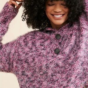 We The Free - Free People sweater in shocking pink/pink rose. NWT